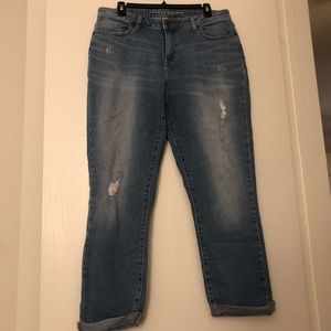 Lauren Conrad girlfriend jeans distressed denim